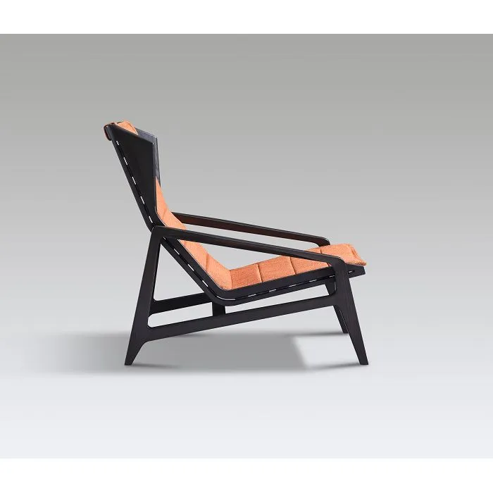 Hotel Chaise Chair With Solid Frame And Upholstery