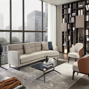 Zakrivljeni trosjed za sjedenje