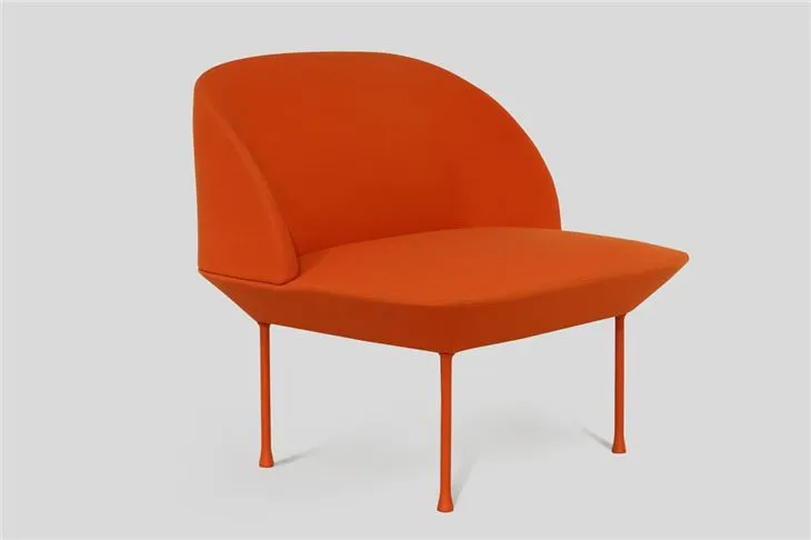 Villa Hotel Red Upholstered Single Sofa