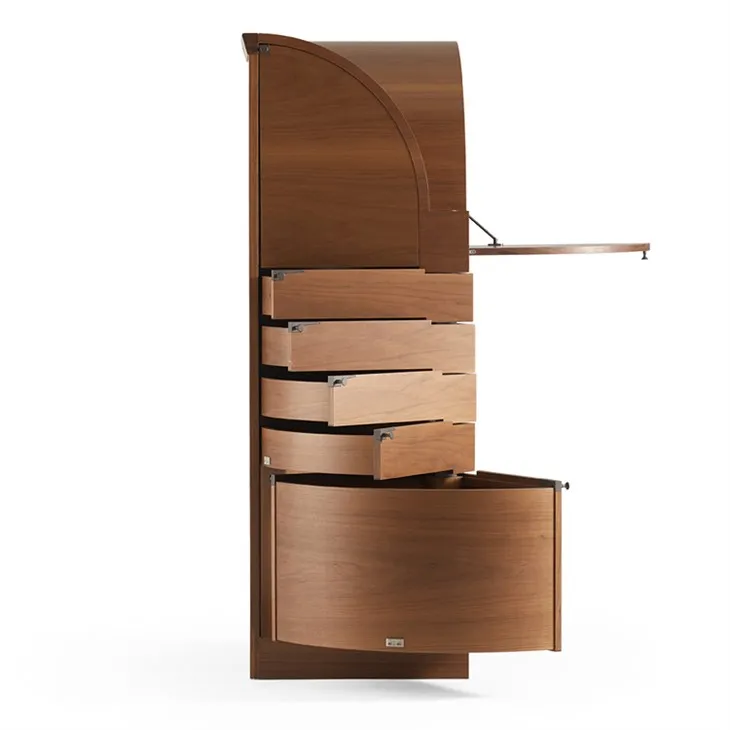 Custom Swivel Solid Wood Cabinet