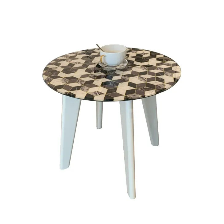 Marble Table Wooden Legs