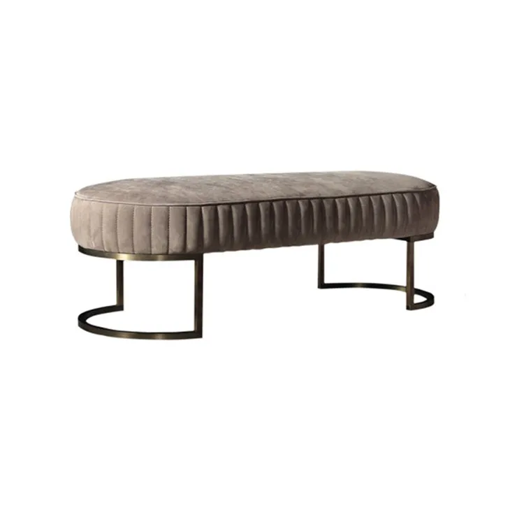 Metal Bed End Stool