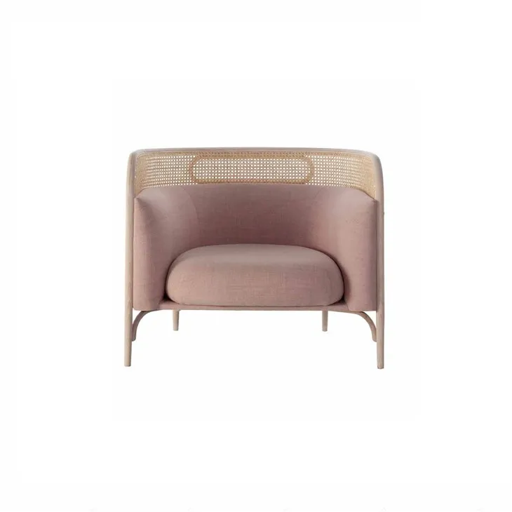 Vintage Velvet Lounge Chair